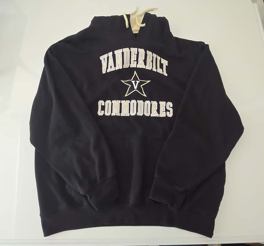 Colosseum Vanderbilt Commodores Hoodie Size XL Black